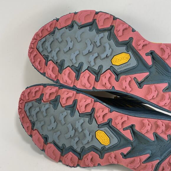 Hoka One One Speedgoat 4 Trail Running Womens Size 8 Orange Saffron Athletic - Picture 10 of 11